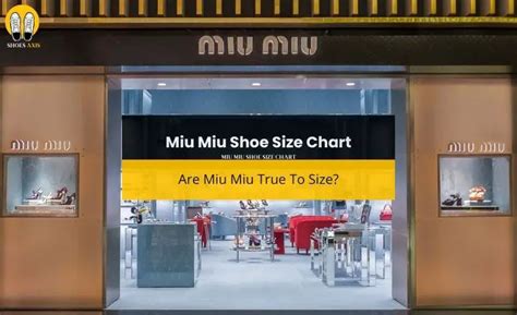 miu miu shoe size chart|where to buy miu shoes.